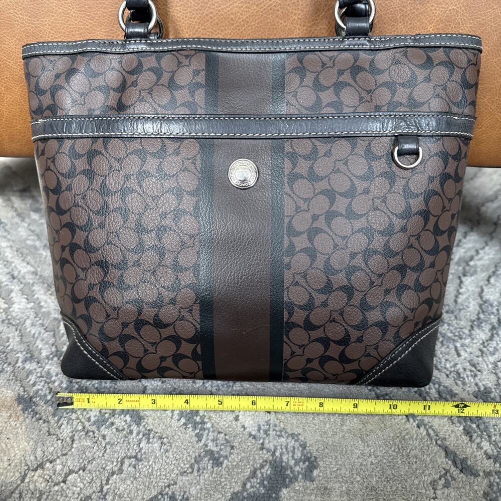 Coach Chelsea Multifunction Carry-All Bag Brown Flaws Q - Picture 2 of 15